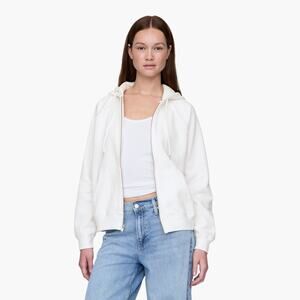 NWT GAP VintageSoft Zip Hoodie (New Off White | Size S)